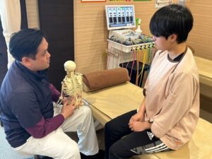 お身体の確認とアドバイス